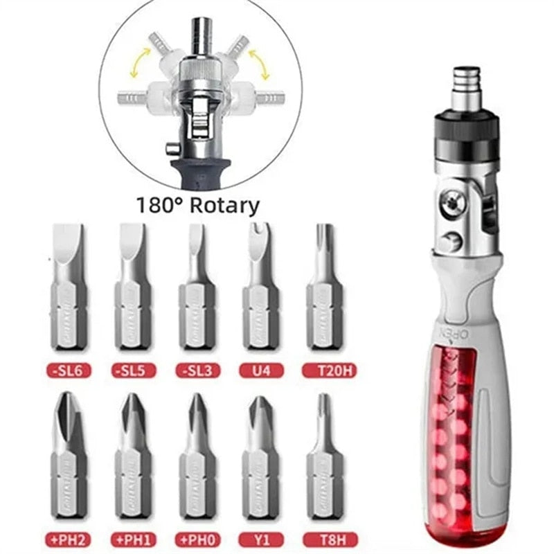 ToolMaster | Versatile Multi-Angle Foldable Screwdriver Set 5