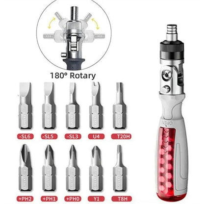 ToolMaster | Versatile Multi-Angle Foldable Screwdriver Set 5