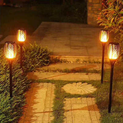 IP65 Waterproof LED Solar Garden Torches with 10-Hour Battery Life 6
