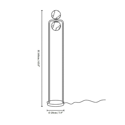 Torisca Alabaster Floor Lamp 3