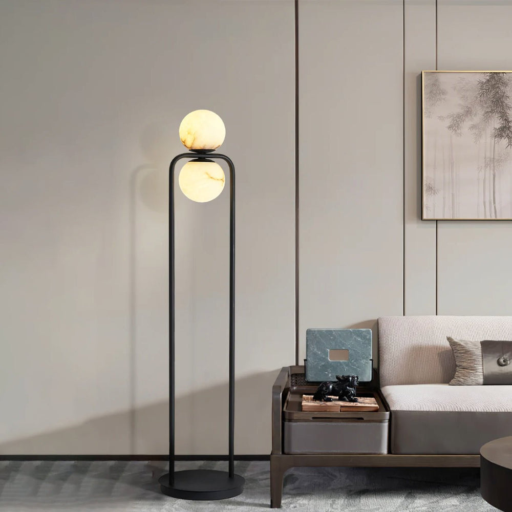 Torisca Alabaster Floor Lamp 7