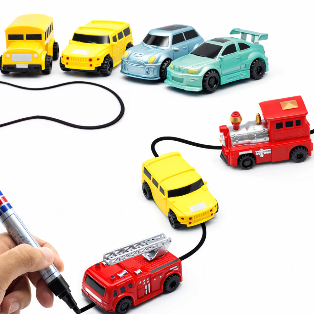 Fun Interactive Track Drawing Toy Car Set