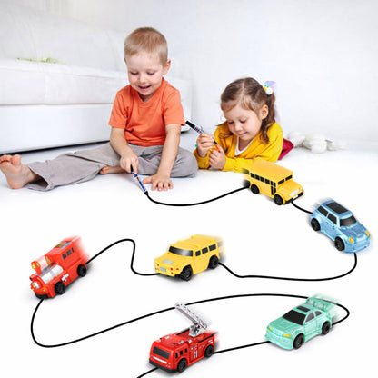 Fun Interactive Track Drawing Toy Car Set