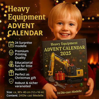 Fun Building Christmas Countdown Car Playset