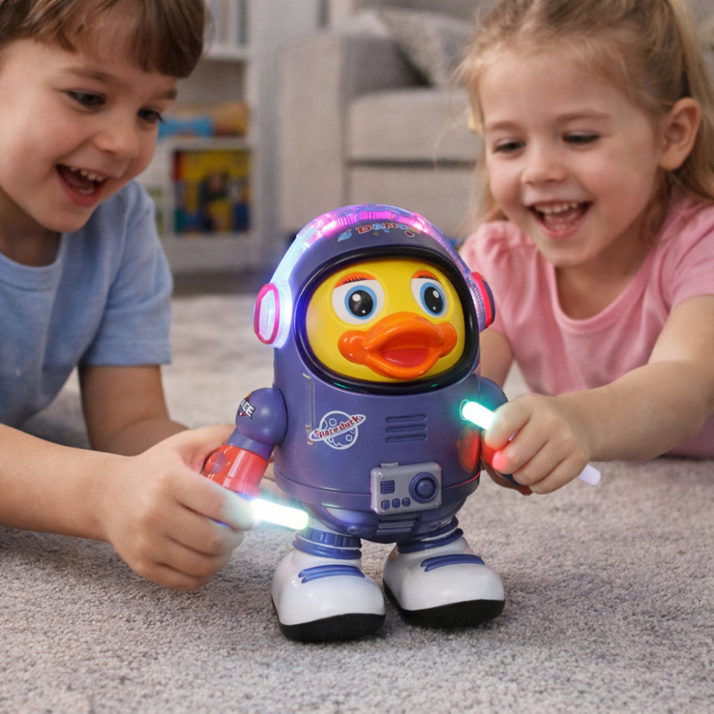 Fun Singing Space Duck Toy Figure