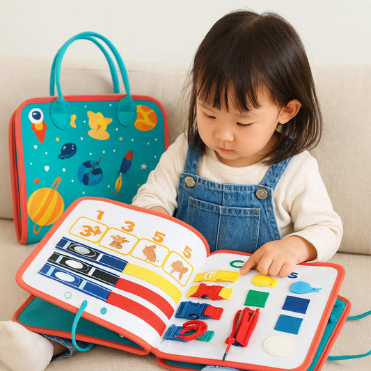 Portable Kids Educational Play Board Storage Case - Lusomart