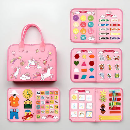 Portable Kids Educational Play Board Storage Case