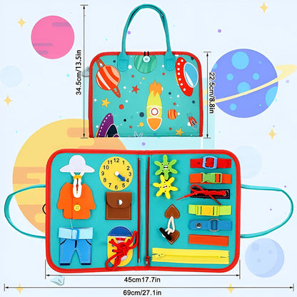 Portable Kids Educational Play Board Storage Case