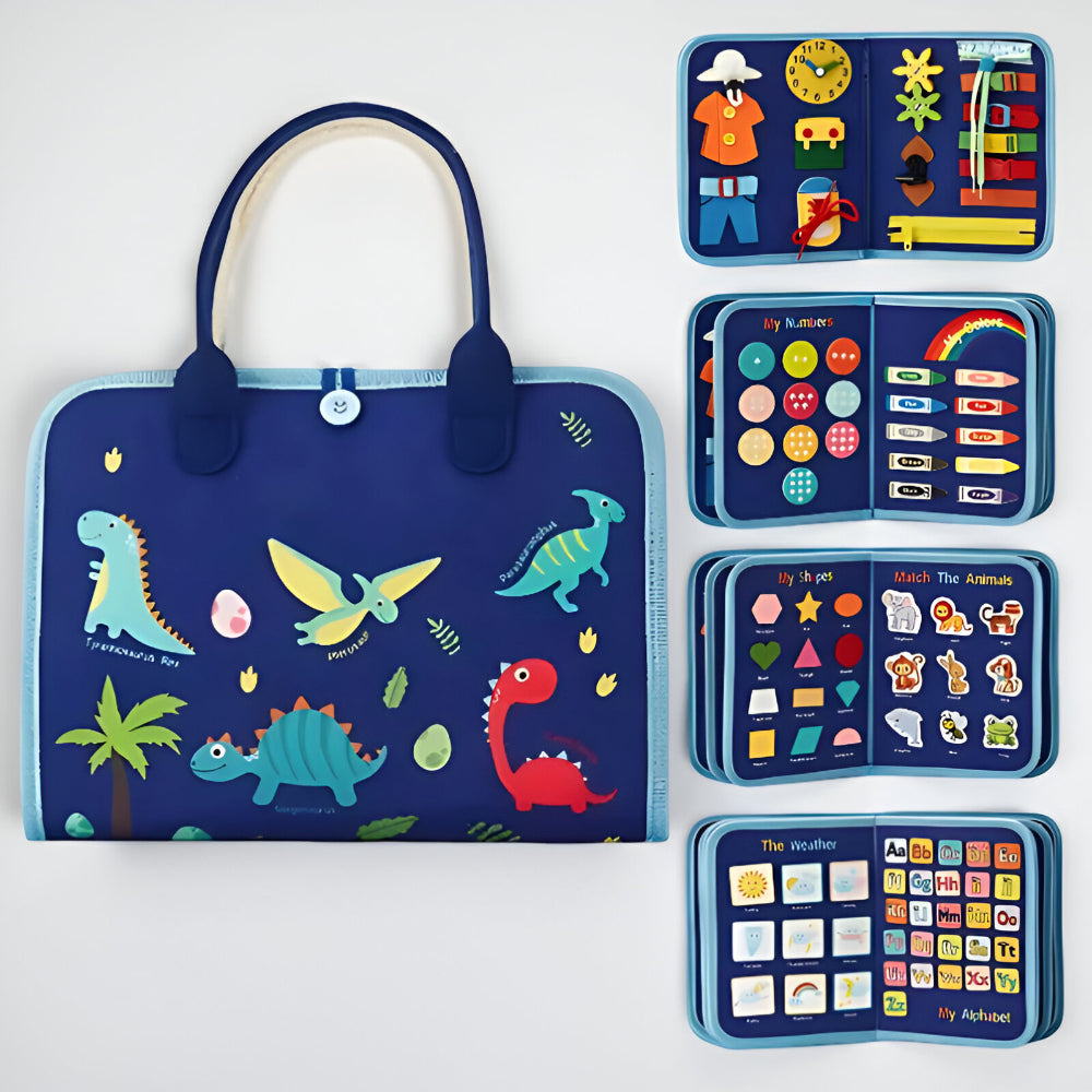 Portable Kids Educational Play Board Storage Case