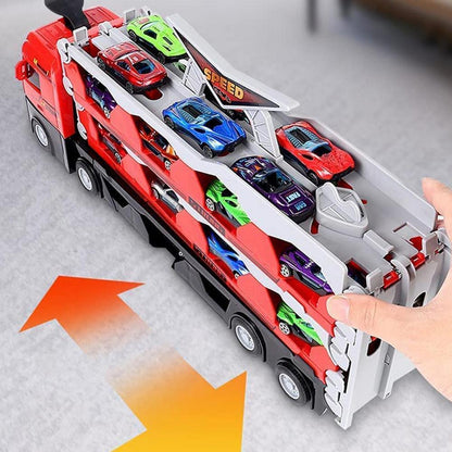 Toy Trailer with Cars - MegaTransporter 1