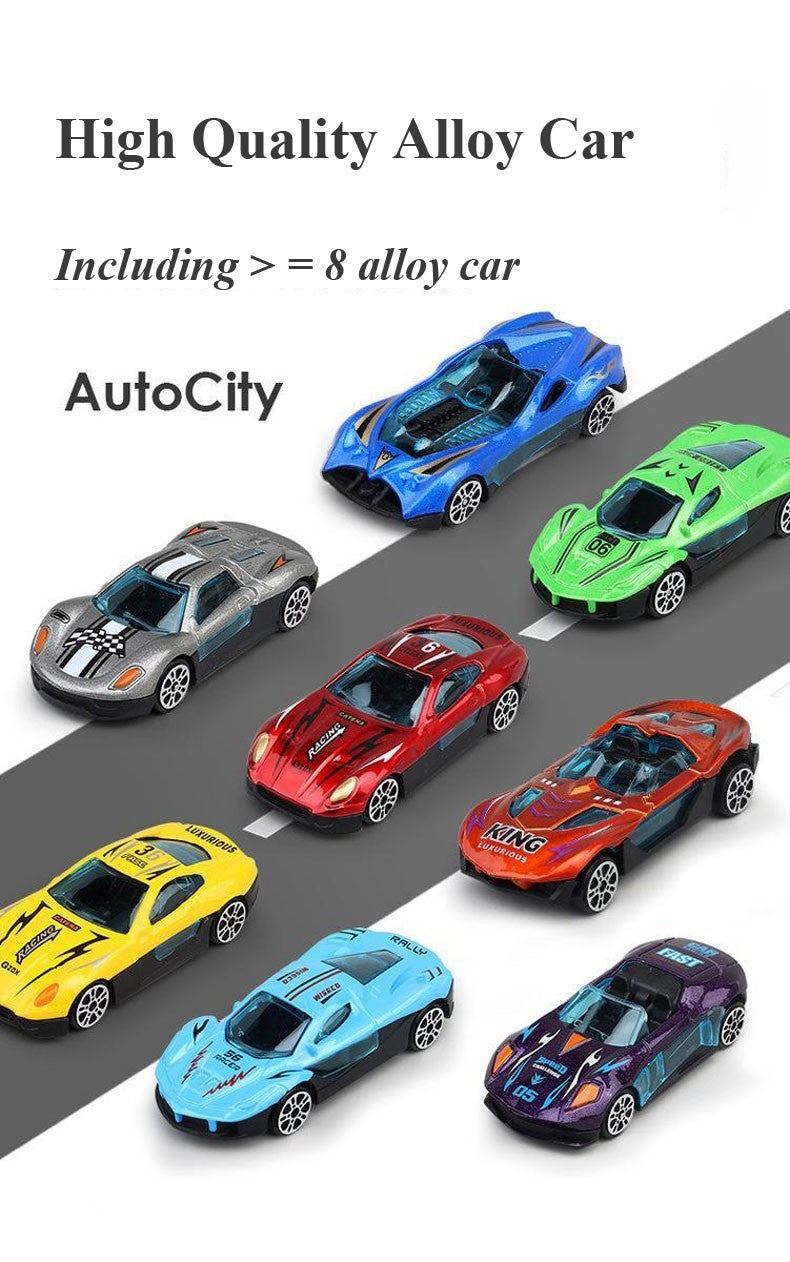 Toy Trailer with Cars - MegaTransporter 3