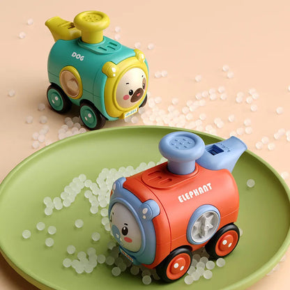 TrackMates – Animal-themed toy train with face-changing function and whistle extension 4