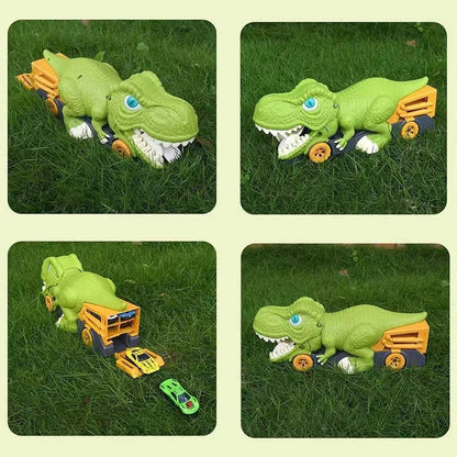 TrackRex – Dinosaur transport truck with car-eating function and rear exit 1