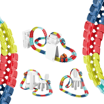 TrackWhiz – Flexible race track set with 360° car movement and custom layout options 5
