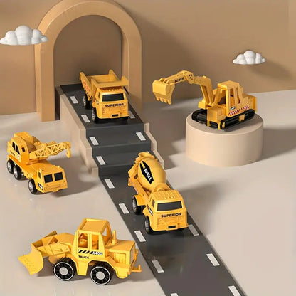 Transport aircraft with 6 diecast vehicles - light & sound toy 3