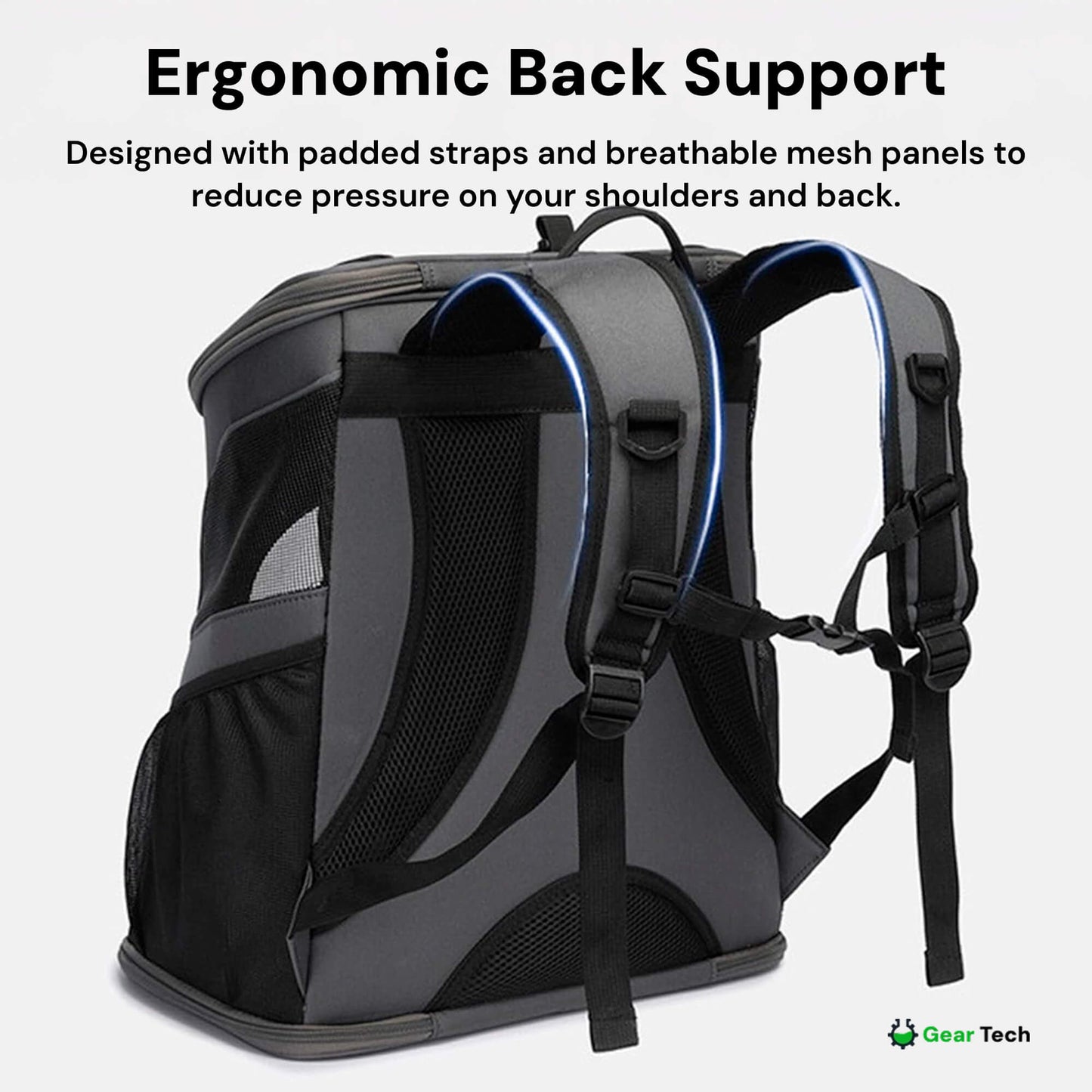Comfortable, Spacious Cat Hiking Backpack For Outdoor Adventure