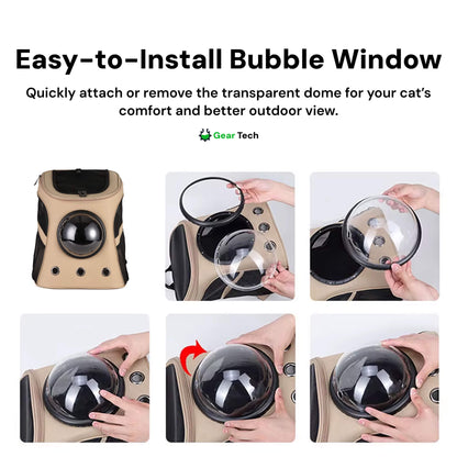 Comfortable, Spacious Cat Hiking Backpack For Outdoor Adventure
