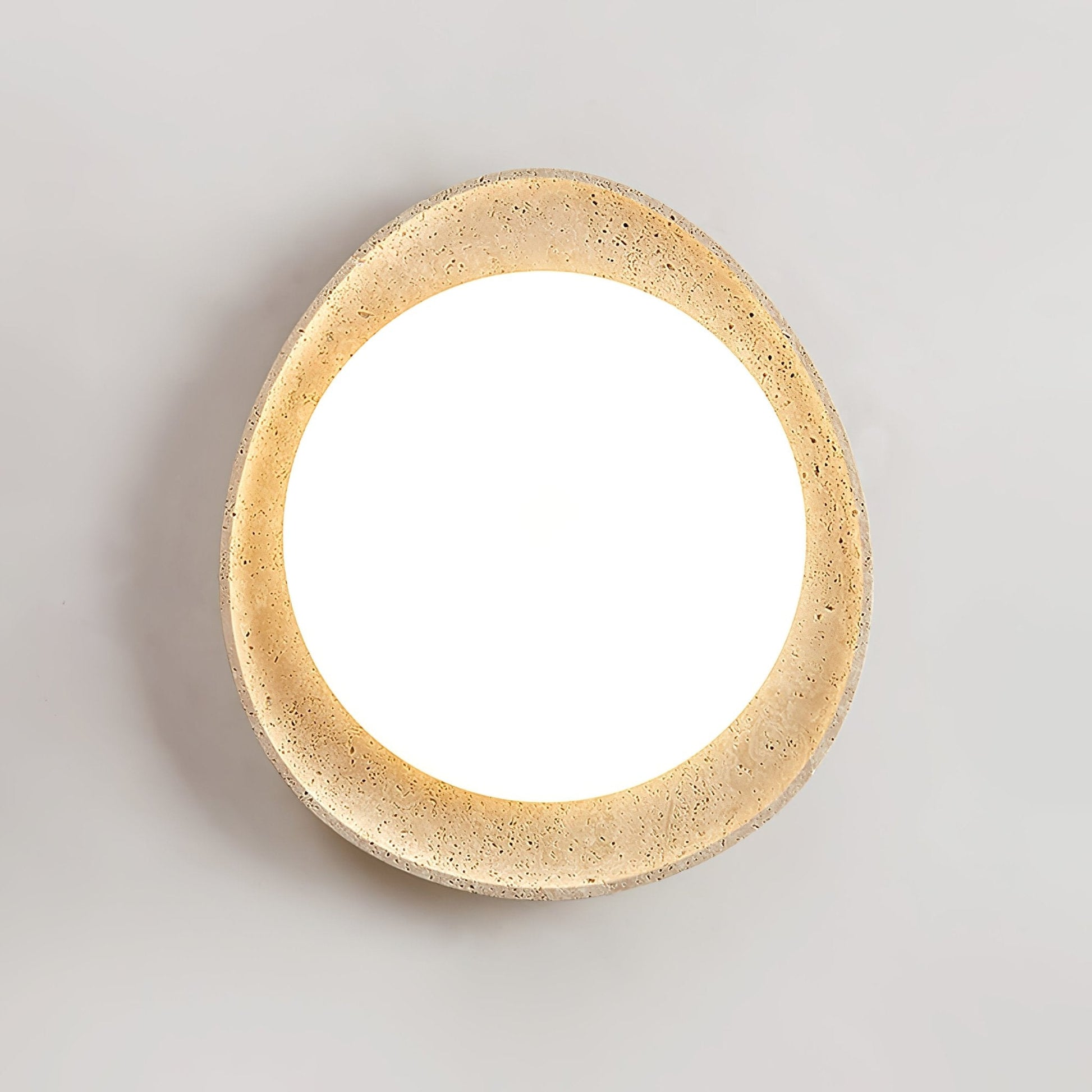 TravertineGlow | Elegant Minimalist LED Ceiling Light Fixture 8