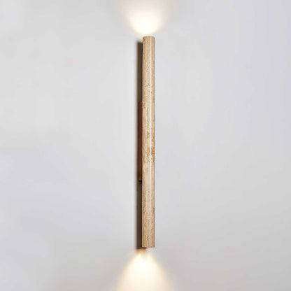 TravertineGlow | Elegant Minimalist Natural Stone Wall Sconce Light 10