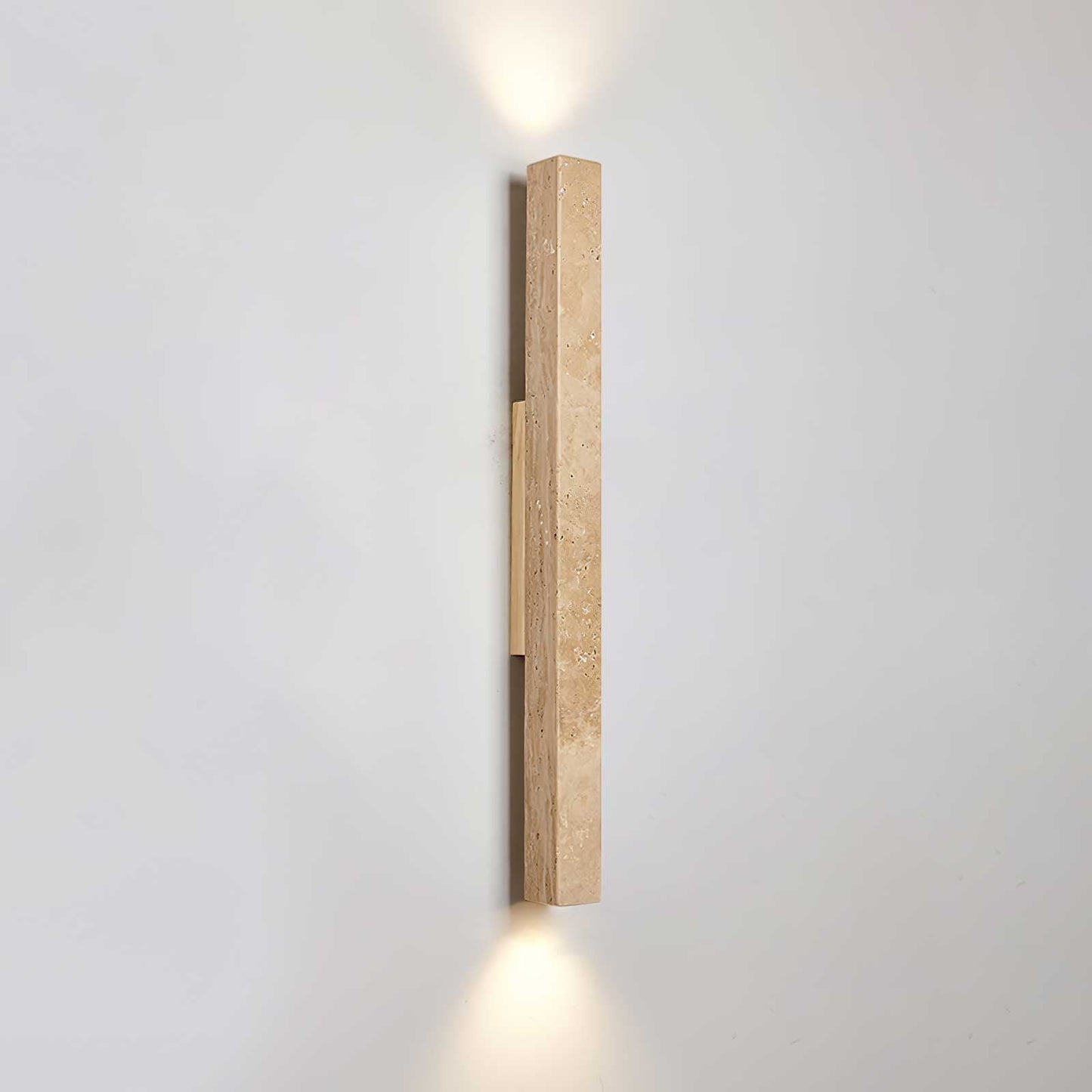 TravertineGlow | Elegant Minimalist Natural Stone Wall Sconce Light 11