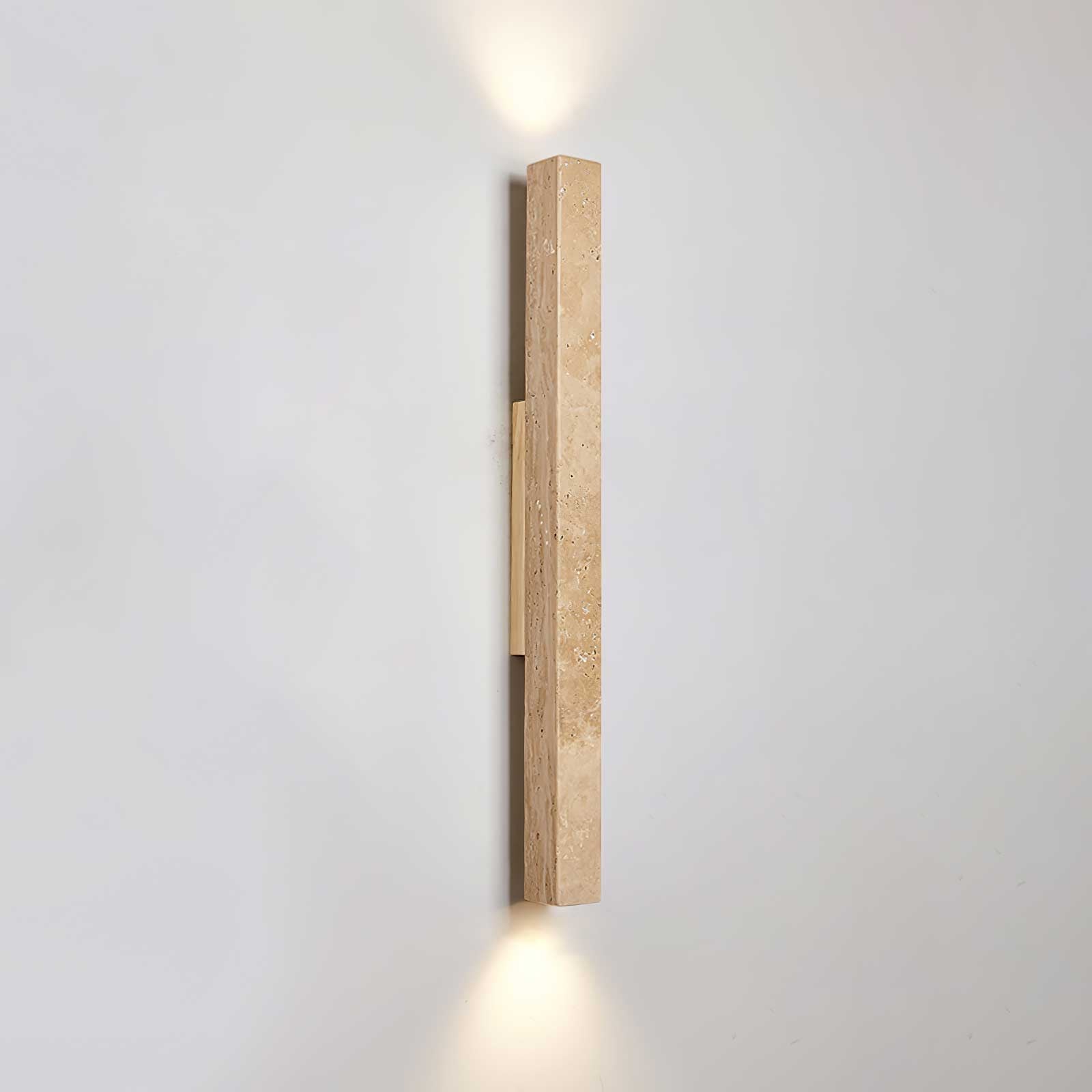TravertineGlow | Elegant Minimalist Natural Stone Wall Sconce Light 11