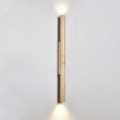 TravertineGlow | Elegant Minimalist Natural Stone Wall Sconce Light 12