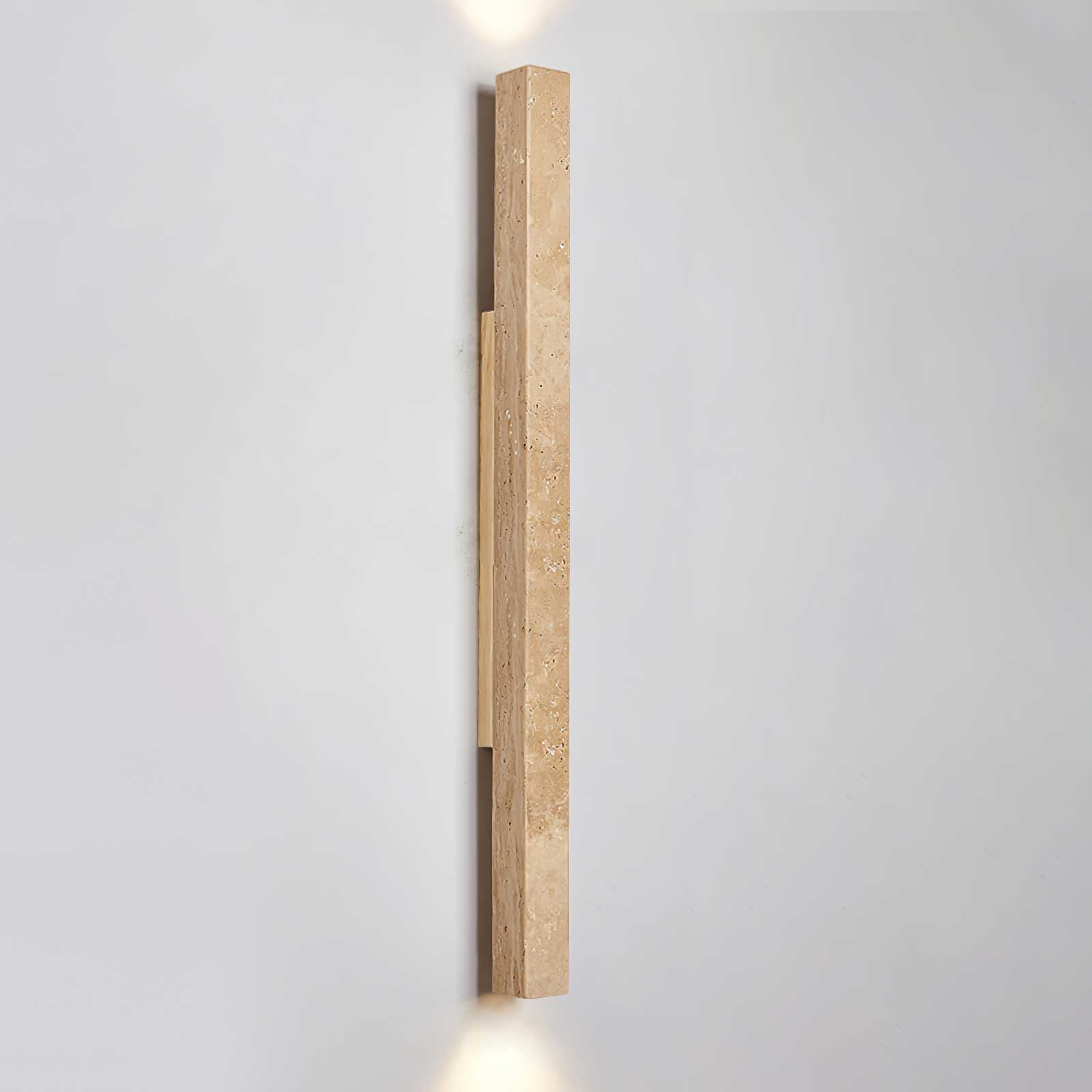 TravertineGlow | Elegant Minimalist Natural Stone Wall Sconce Light 14