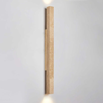 TravertineGlow | Elegant Minimalist Natural Stone Wall Sconce Light 14