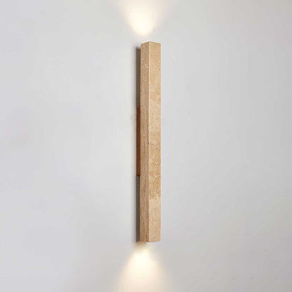 TravertineGlow | Elegant Minimalist Natural Stone Wall Sconce Light 15
