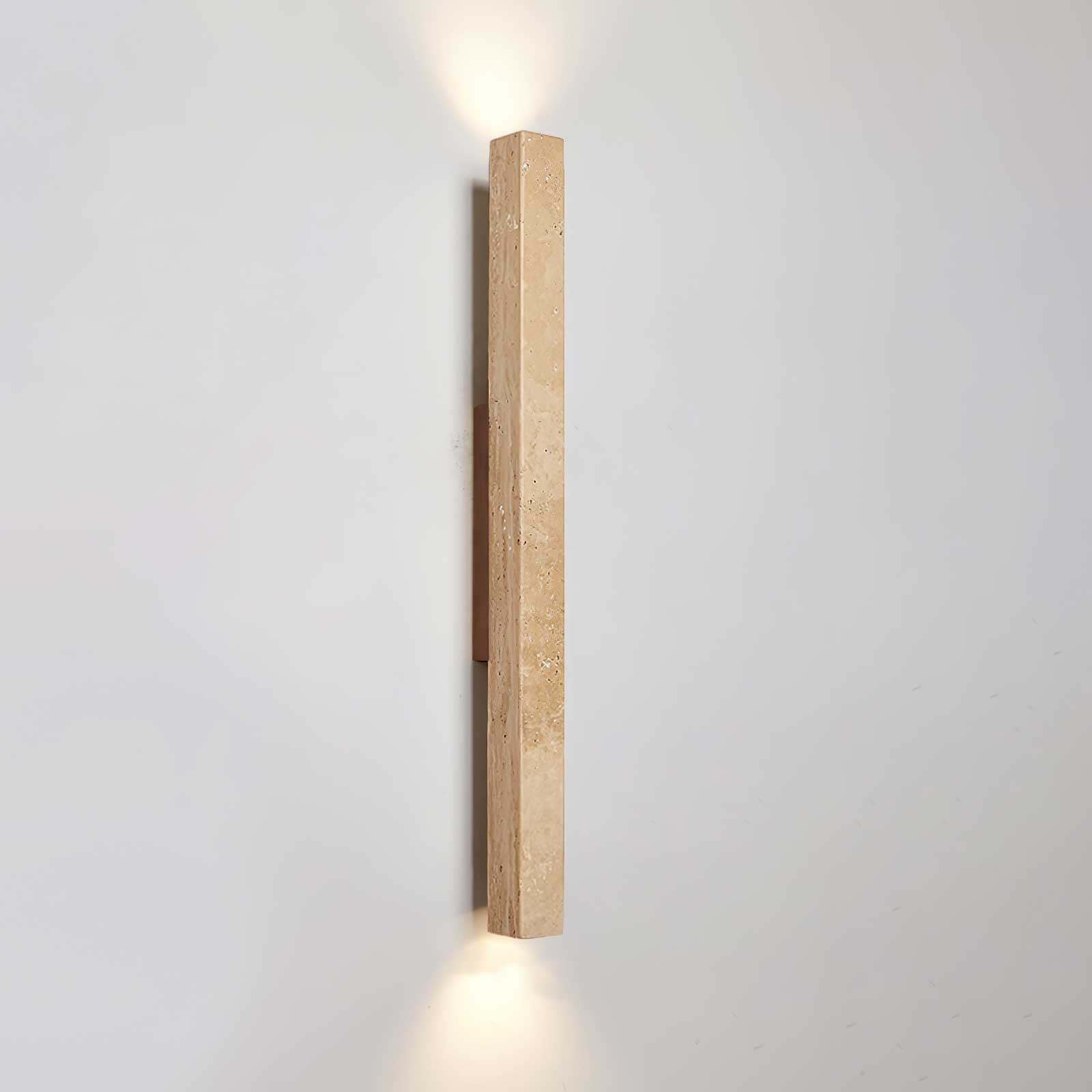 TravertineGlow | Elegant Minimalist Natural Stone Wall Sconce Light 16
