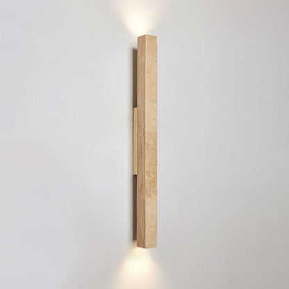 TravertineGlow | Elegant Minimalist Natural Stone Wall Sconce Light 17