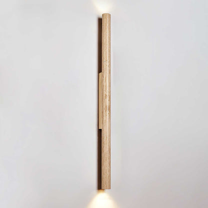TravertineGlow | Elegant Minimalist Natural Stone Wall Sconce Light 20