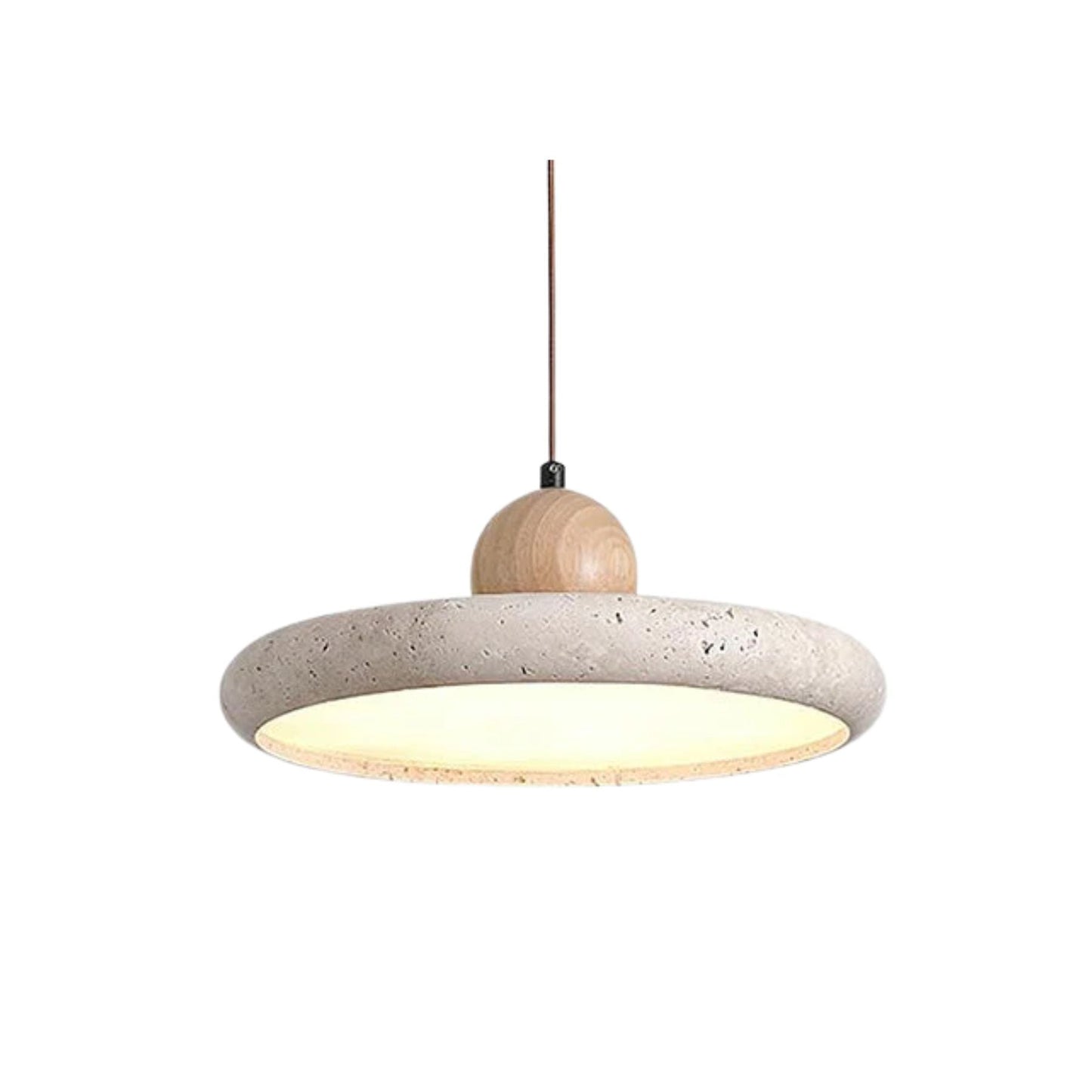 TravertineGlow | Elegant Modern Globe Pendant Light for Kitchen Décor 1