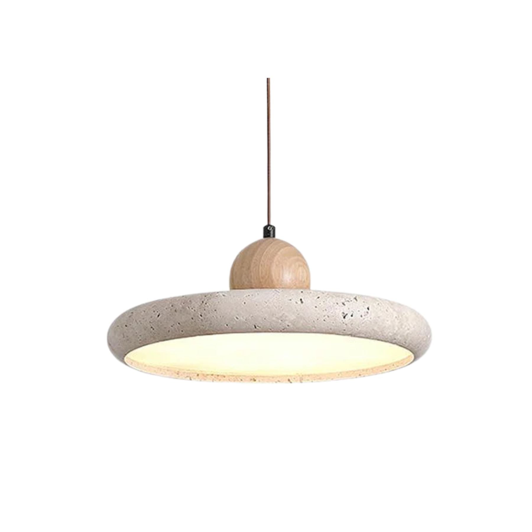 TravertineGlow | Elegant Modern Globe Pendant Light for Kitchen Décor 1