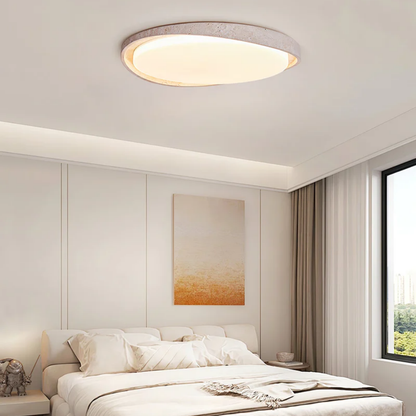 TravertineGlow | Elegant Natural Stone Ceiling Light Fixture for Modern Interiors 8