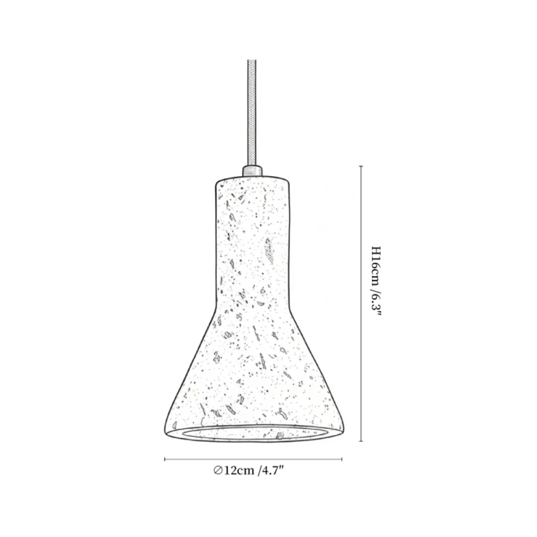 TravertineGlow | Stylish Modern Yellow Stone Kitchen Pendant Light 2