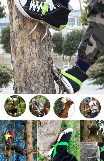 Durable Steel Tree Climbing Gear And Safety Harness