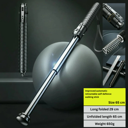 TrekGuard | Automatic Self-Defense Stick for Outdoor Hiking Protection 2