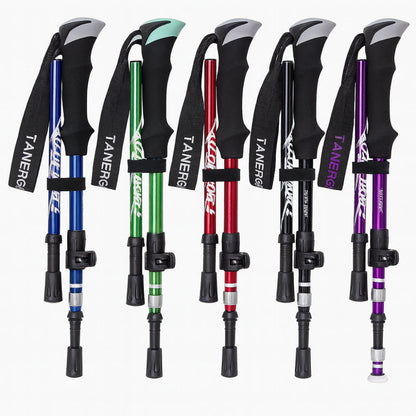 Collapsible Adjustable Hiking Walking Sticks