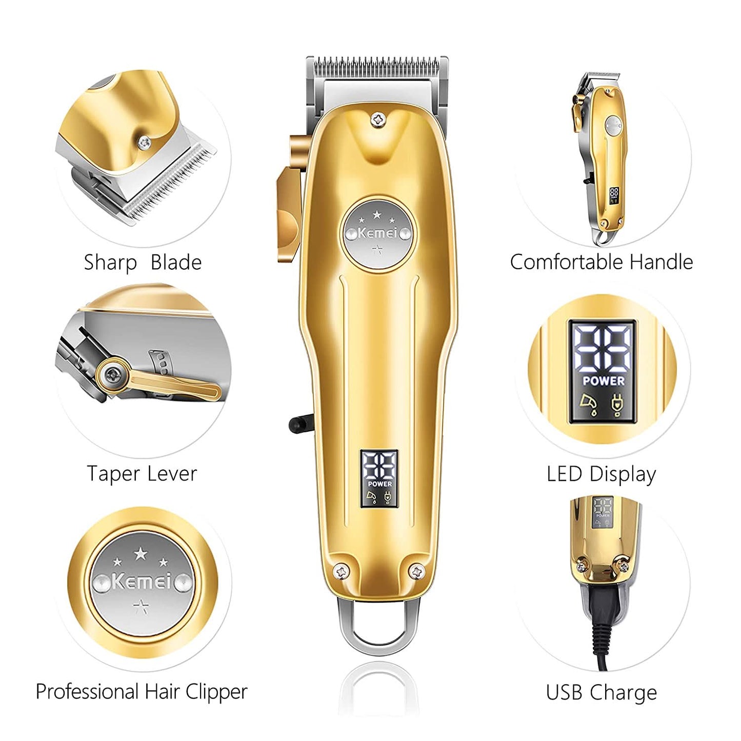 TrimMaster | Versatile Precision 3-in-1 Hair Trimmer and Shaver 2