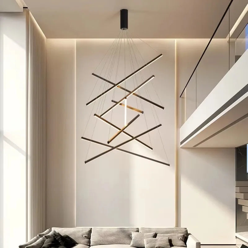 Luxury Sleek Contemporary Dining Chandelier Light