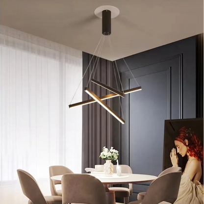 Luxury Sleek Contemporary Dining Chandelier Light - Lusomart
