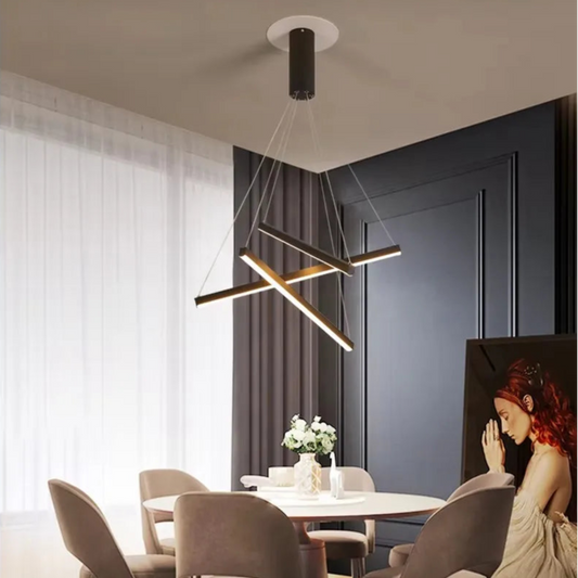 Luxury Sleek Contemporary Dining Chandelier Light - Lusomart