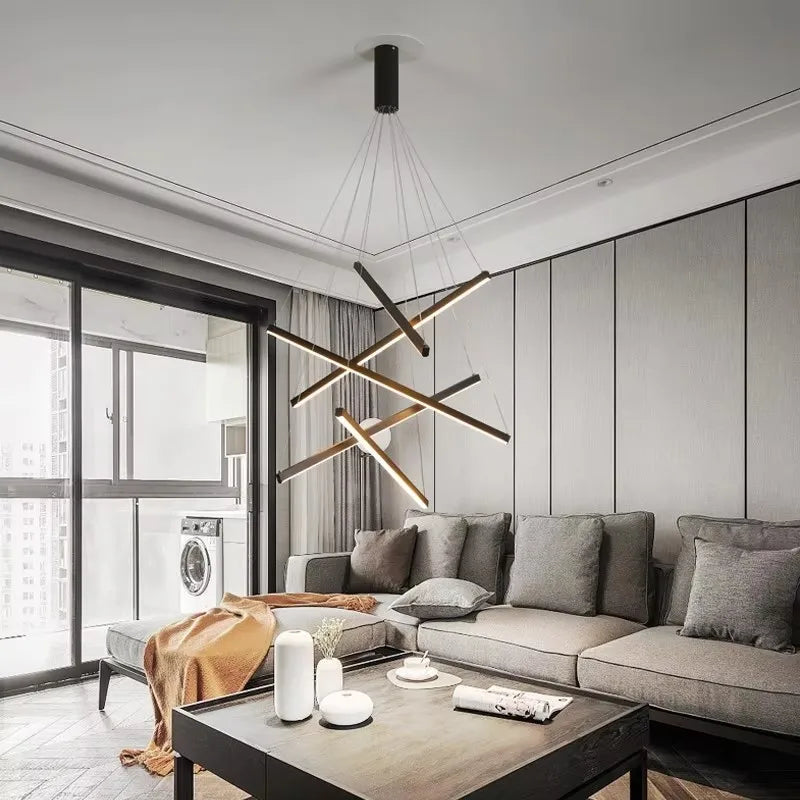 Luxury Sleek Contemporary Dining Chandelier Light