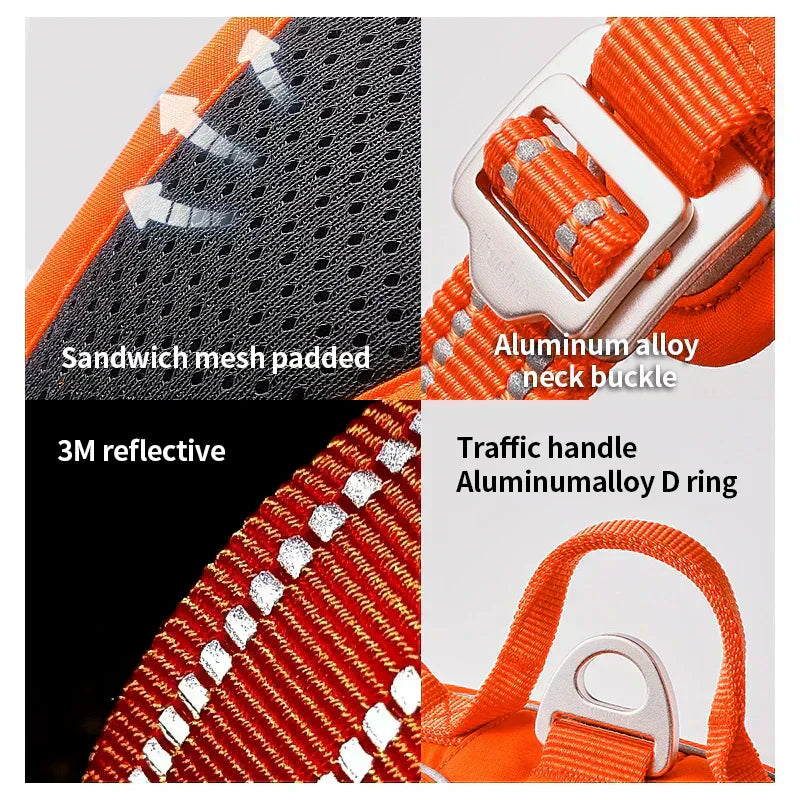 Comfortable Adjustable No Pull Dog Vest for All Breeds