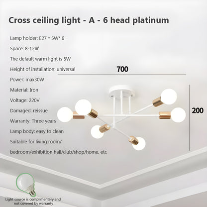 Stylish Gold Pendant Light Fixture