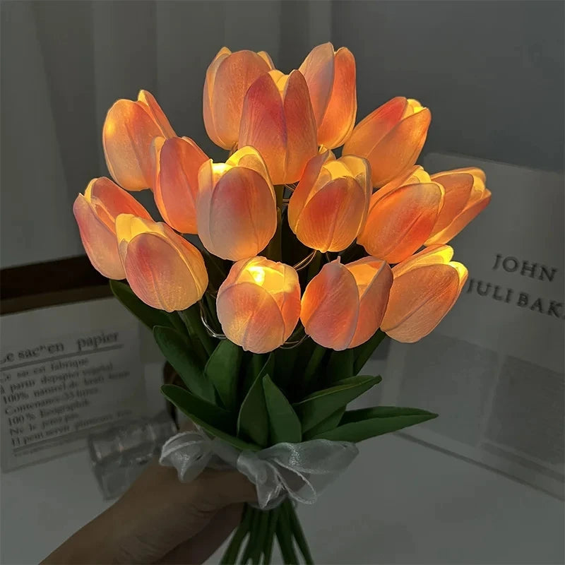 Colorful LED Flower Table Lamp