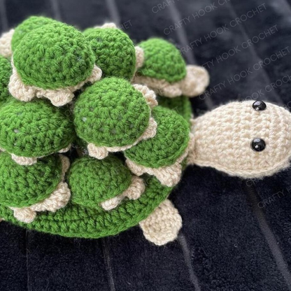 Turtle crochet memory game - train your memory - crocheted turtle 5