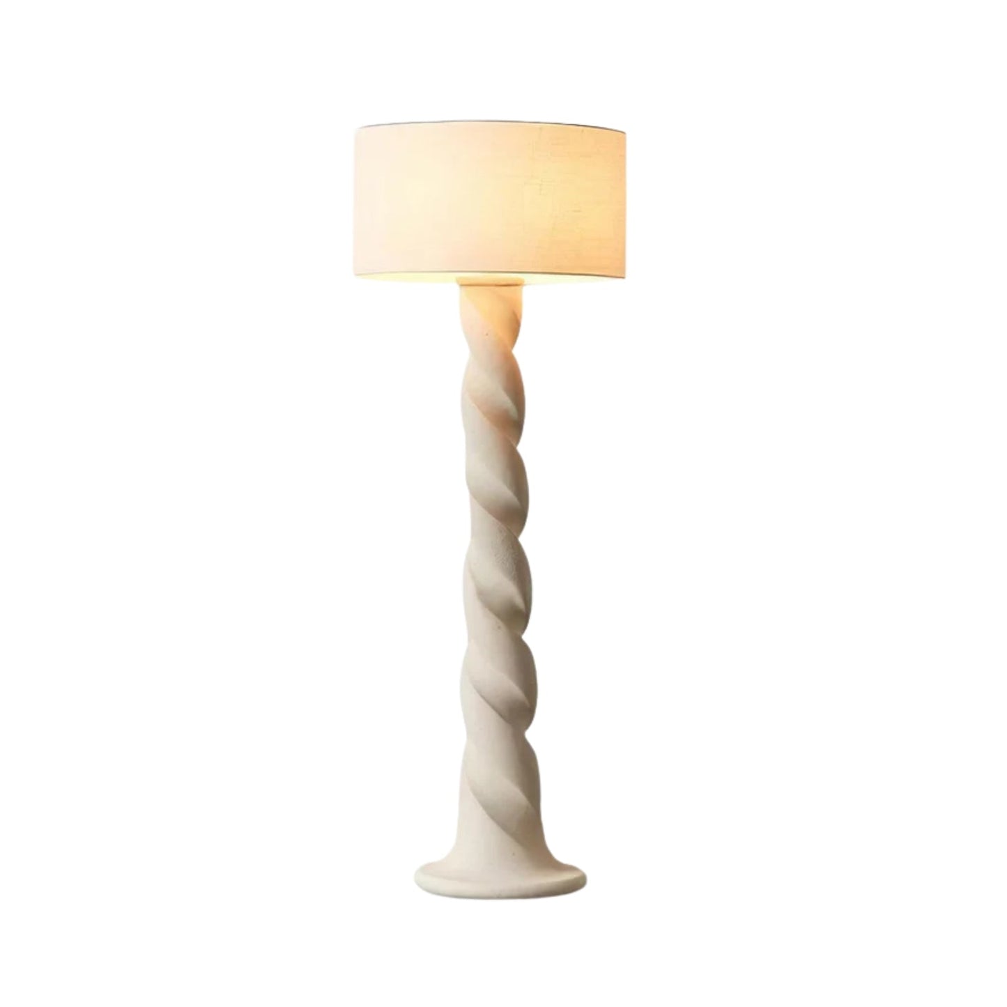Simple Chic Floor Lamp with Linen Shade - Lusomart