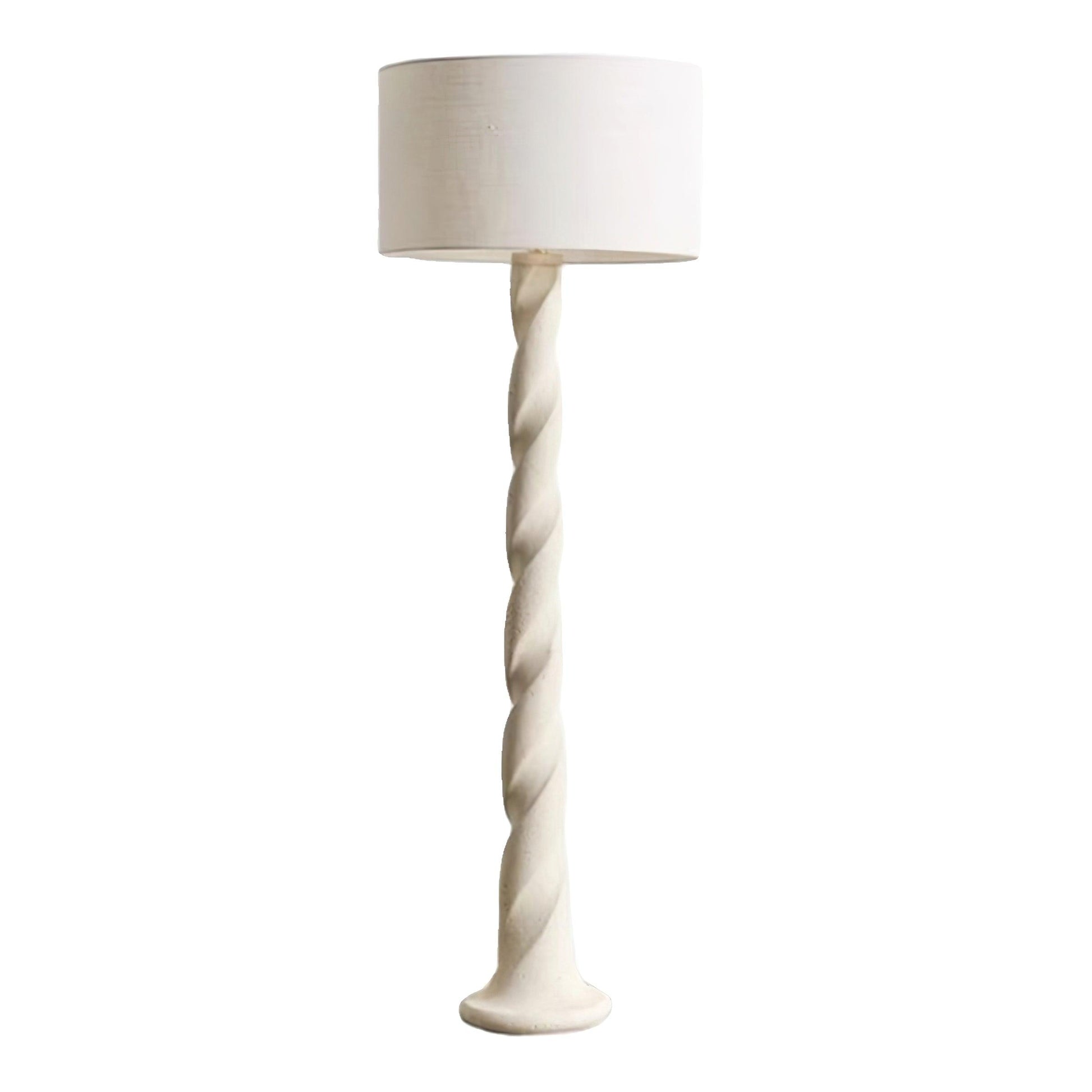 TwistLight | Elegant Minimalist Modern Floor Lamp with Fabric Shade 3
